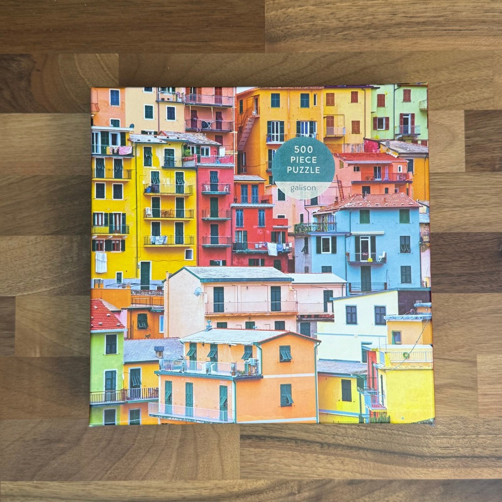 Galison Ciao From Cinque Terre 500 Piece Jigsaw Puzzle Erin Summer Italy Travel